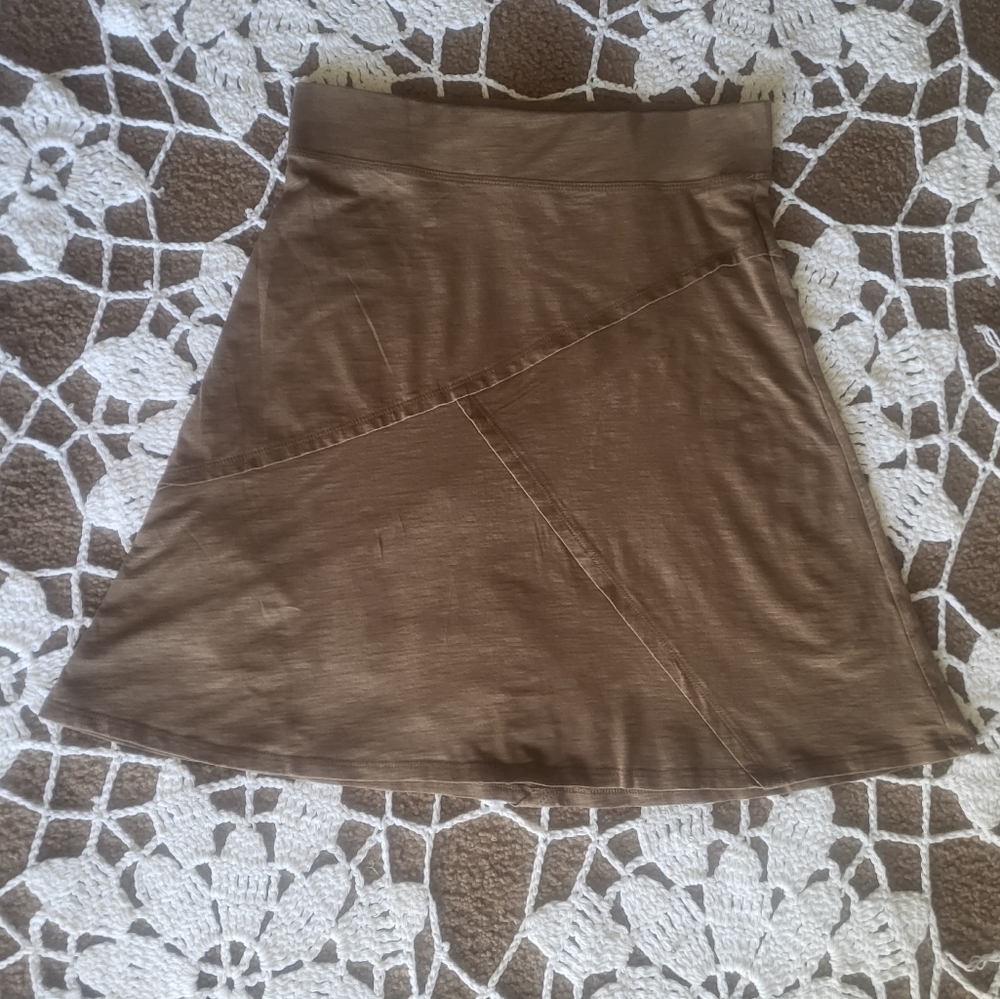 Horny Toad Brown Oblique Skirt XS